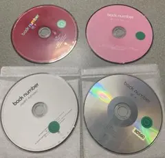 back number cd 4枚セット　ケース無し　レンタル落ち