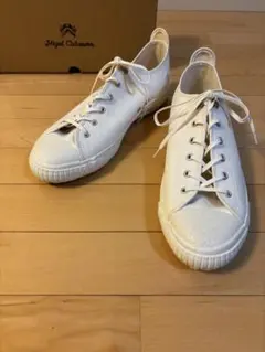 【新品】Nigel Cabourn スニーカー ホワイト 28.5cmのサムネイル