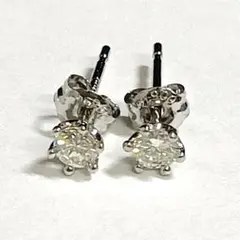 新品未使用 プラチナ900 Pt900 ダイヤ0.10ct ピアス - メルカリ