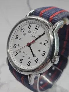 稼働品 TIMEX アナログ腕時計 INDIGLO 電池交換済