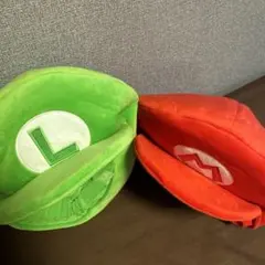 USJ公式 マリオルイージ帽子 フリーサイズ2個セット