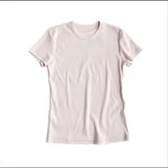 UNIQLO ソフトリブクルーネックT ピンク Sサイズ