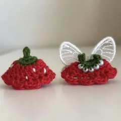 赤ちゃん　ハンドメイド　着せ替え　お洋服　いちご　フルーツ