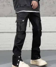 SHEIN ブラックカーゴパンツ