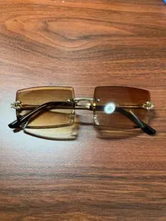 サングラス リムレス フレームレス スクエア アイウェア Y2K B-BOY