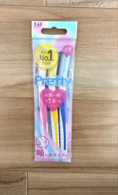 貝印　カミソリ　プリティー　フェイスL 3本セットのサムネイル