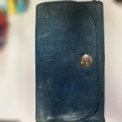 russet レザー長財布 ブルーのサムネイル