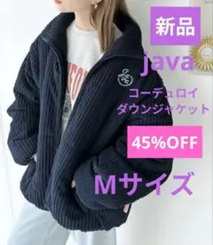 SALE【新品】Java コーデュロイアウター M ネイビー