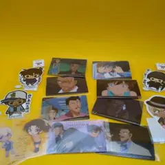 名探偵コナン ステッカーとカードセット