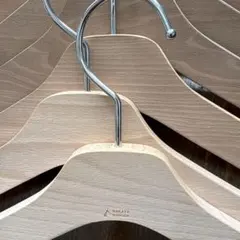 ナカタハンガー　天然木 ブナ材　ペットハンガー 20組（無塗装）Lサイズ