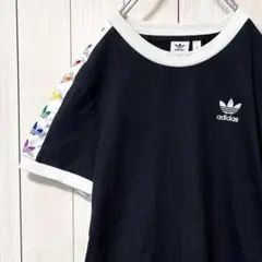 アディダス adidas 半袖 Tシャツ シャツ 刺繍ロゴ トレフォイル 袖ロゴ