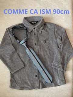 COMME CA ISM 長袖シャツ ネクタイセット 90