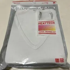 ★UNIQLO★ ヒートテックVネックT半袖/M/白