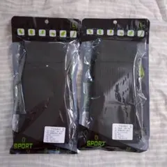 カーフソックス 2足セット 黒 セパレート サッカー フットサル スポーツ