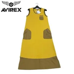 新品　アヴィレックス　スリーブレス　ミリタリー　ポケット　ロング丈　ワンピース