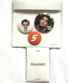 SnowMan 1st POPUP 台湾　向井康二　カードバッジセット