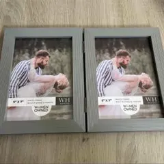 残り1点⭐️フォトフレーム 2面 2L 額縁 写真立て おしゃれ インテリア