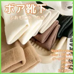 レディース 冬用 靴下 5足セット 裏起毛 ふかふかパイル もこもこ靴下