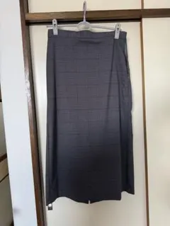 GU ナロースカート XL チェック柄