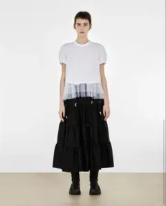 サカイ sacai ギャラクシープリントプリーツ ドッキングワンピース サイズ1 サカイ sacai ギャラクシープリントプリーツ ドッキングワンピース