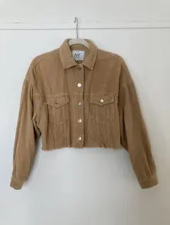 ZARA trfコレクション　ジャケット　コーディロイ　ショート丈　アウター