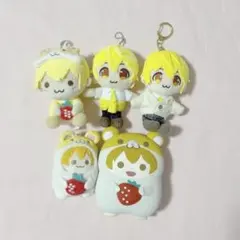 るぅとくん ぬいぐるみ シリコンポーチ 5点セット