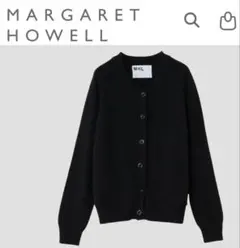 MARGARET HOWELL クルーネックカーディガン