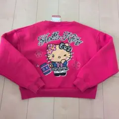 新品 ハローキティ ショート丈トレーナー