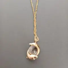 レディース　ドルフィンモチーフ ネックレス ゴールド