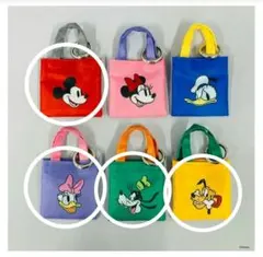 ディズニーキャラクター ミニミニバック４点セット