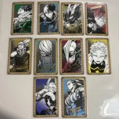 ヒロアカ原画展 クリアカード 緑谷 轟 オールマイト エンデヴァー ホークス 他