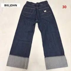 【美品】BIG JOHN レディース デニム エンジニアパンツ セルビッチ 30のサムネイル