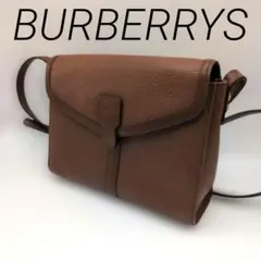 BURBERRYS レザー ショルダーバッグ ノバチェック