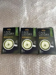 AGF Blendy カフェラトリー 濃厚抹茶ラテ 6本入×3箱のサムネイル