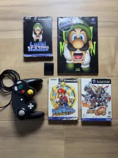 ゲームキューブコントローラー　ソフト　メモリーカードセット