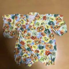 花柄 甚平 70サイズ