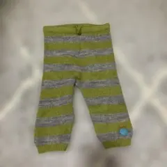 ⭐️新品未使用⭐️ボーダー柄 ニットパンツ グリーン×グレー