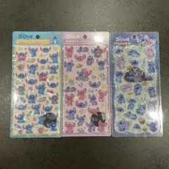 【正規品】スティッチ ボンボンドロップシール ブチドロップステッカー　3種セット