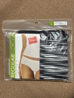 Hanes／ヘインズ／レギュラーショーツ／Ｌ／コットンストレッチ／タグレスのサムネイル