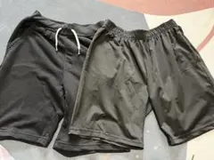 黒のハーフパンツ 2点セット