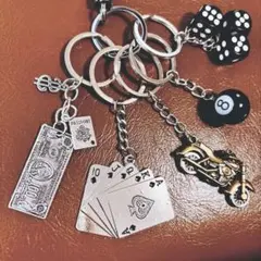 【5点セット！】ストリート カラビナ キーホルダー アメカジ アンティーク