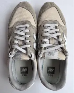 ニューバランスnewbalance 996グレーベージュ スニーカー24.5cm