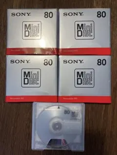 SONY MiniDisc 80分 5枚セット