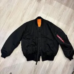 ALPHAのMA-1 黒　XL リバーシブル