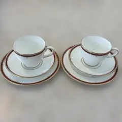 BERNARDAUD LIMOGES Parchemin カップ&ソーサー - メルカリ
