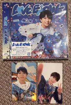 M!LK LOVE ENIGINE 塩﨑太智盤 CD トレカ2枚セット