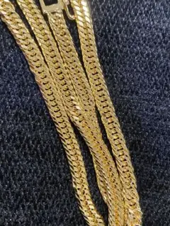 喜平 12面トリプル ダイヤモンドカット 50cm 箱付き 中折れ留め具