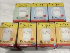 ちいかわ　一番くじ　〜みんなでラーメン〜 E賞お冷グラス　7個セット