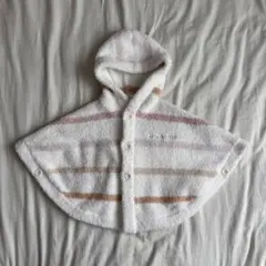 gelato pique ジェラートピケ ベビーポンチョ 70 80 ボーダー