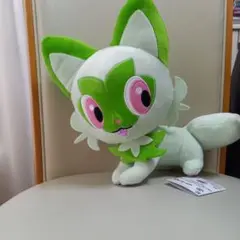 新品ポケットモンスター　ポケモン もふぐっとしっぽみてみて！ぬいぐるみ　ニャオハ